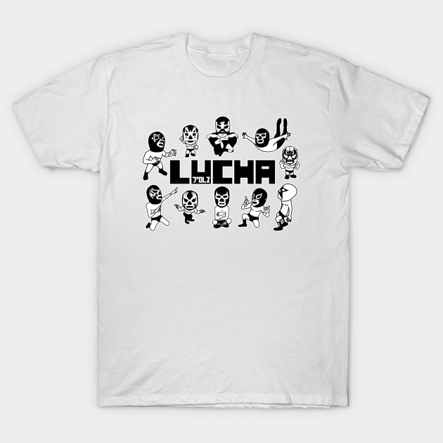 LUCHA58#35 T-Shirt by RK58